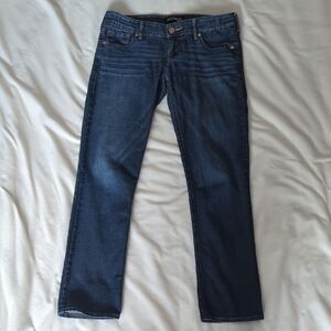 3 For $30. Express Dark Blue Straight Leg Jeans